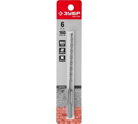 ЗУБР Бур SDS-plus 6 х 160 мм